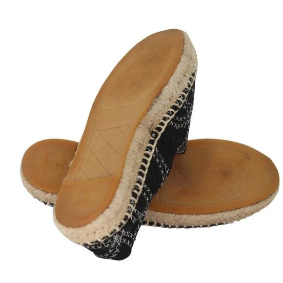 Chanel Espadrille 38 Tweed Cc Cap Toe Flats CC-0525N-0208 - Picture 10 of 12